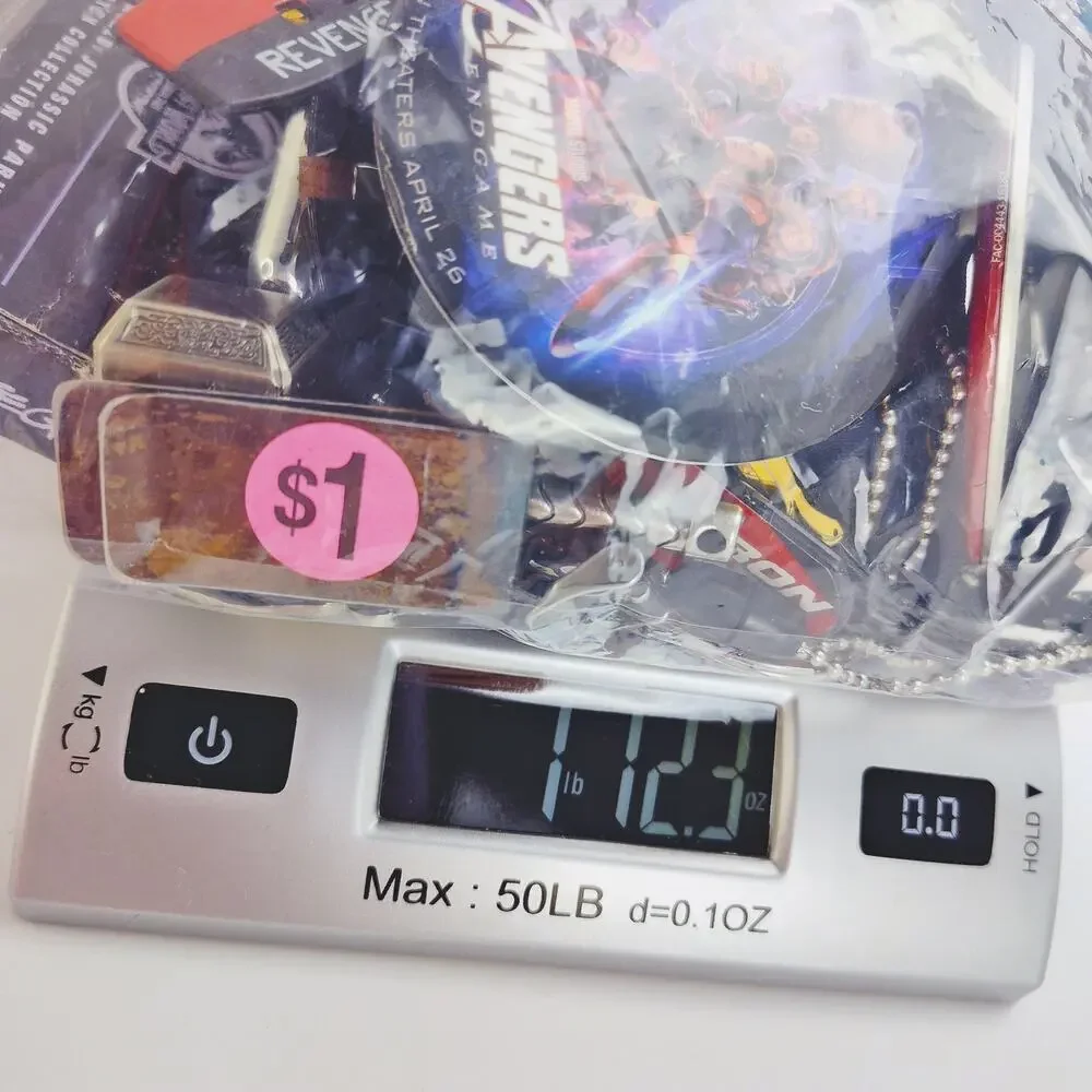 Disney Men's Mix Pop Culture Mystery Jewelry Bundle – 1.12 Pound AS-IS Lot A10
